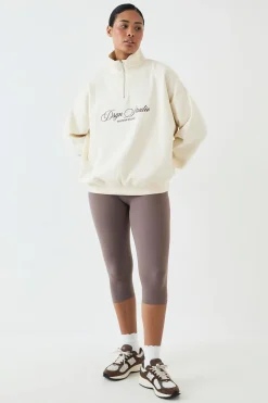 DSGN Studio Sweat-shirt Oversize À Col Zippé Health & Wellness<Femme Sweats À Capuche Et Sweatshirts|Dsgn Studio