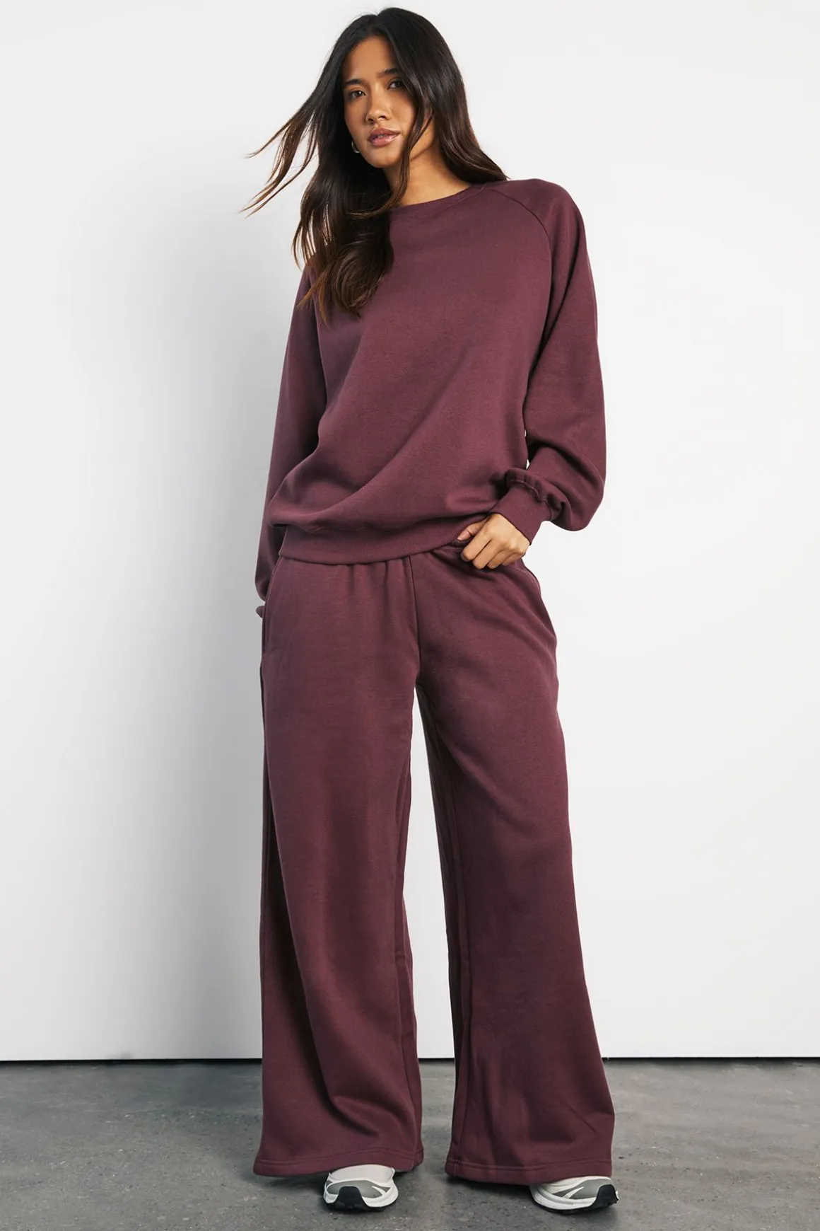 Sweat-shirt Oversize À Coutures Raglan