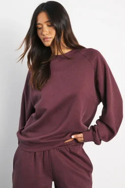 Sweat-shirt Oversize À Coutures Raglan