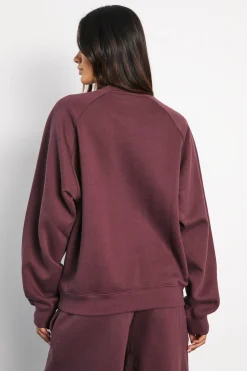 Sweat-shirt Oversize À Coutures Raglan