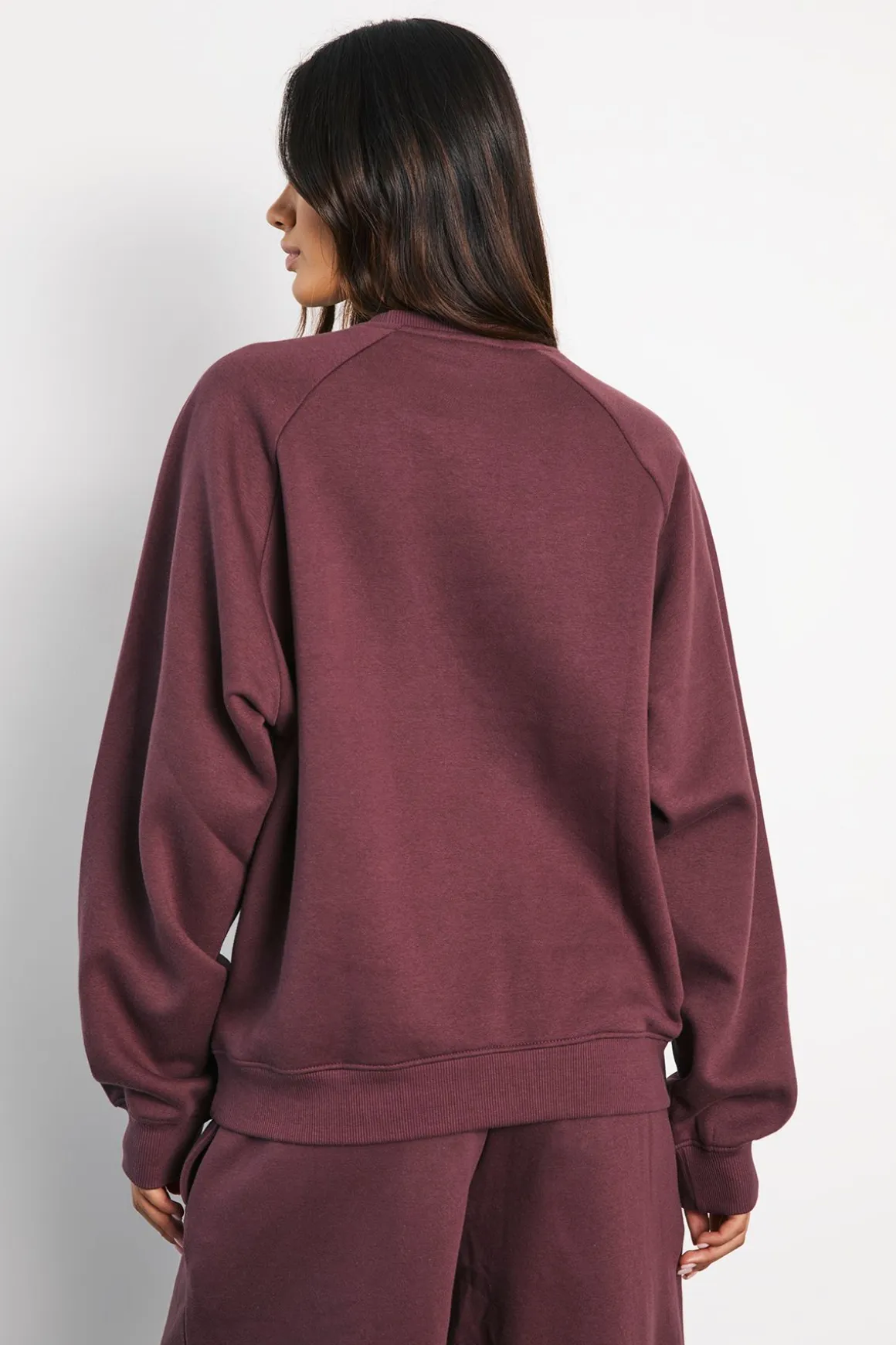 Sweat-shirt Oversize À Coutures Raglan