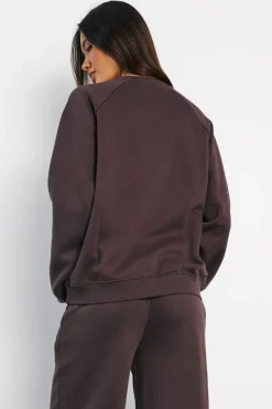 Sweat-shirt Oversize À Coutures Raglan