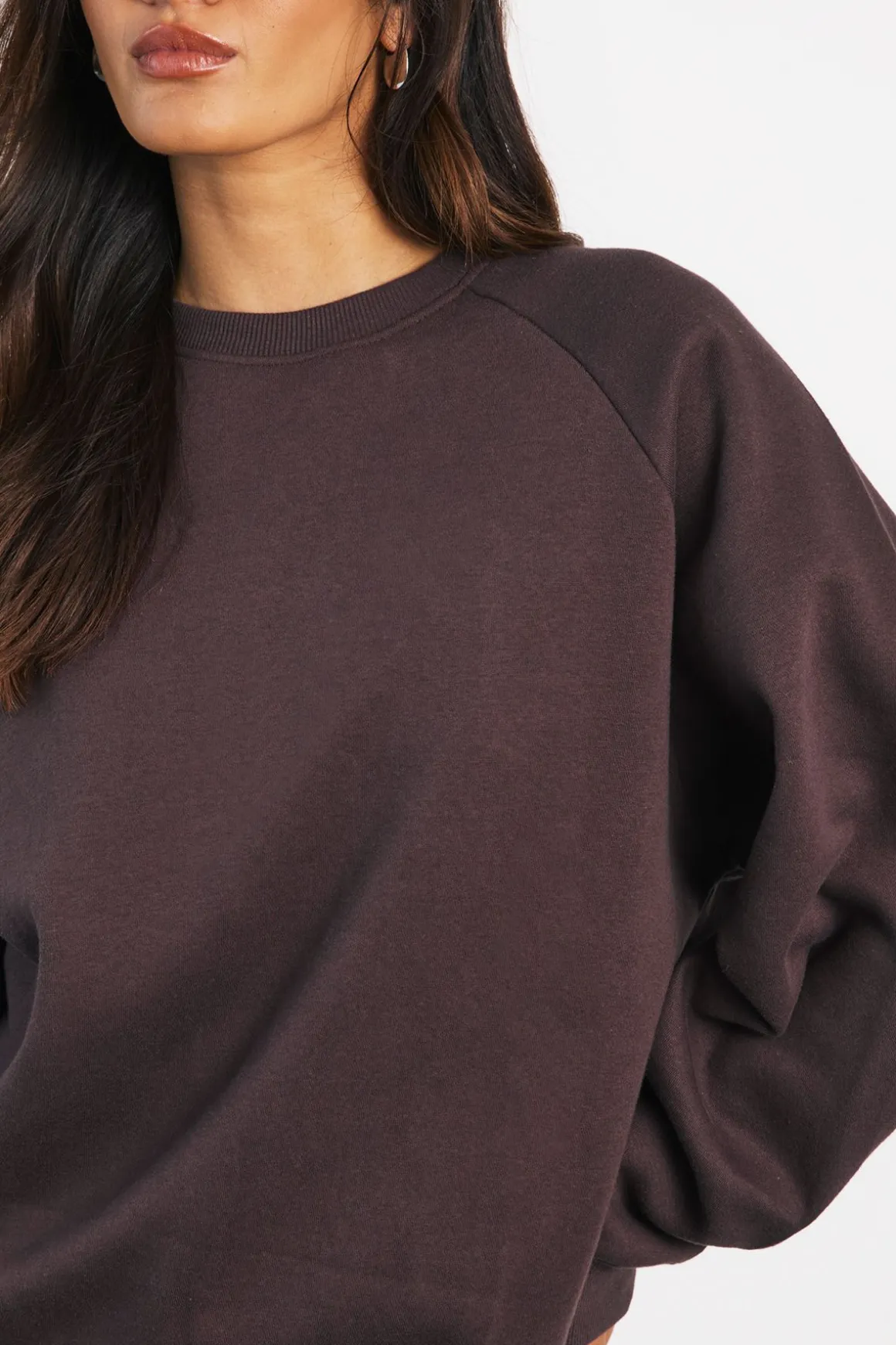 Sweat-shirt Oversize À Coutures Raglan