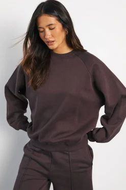 Sweat-shirt Oversize À Coutures Raglan