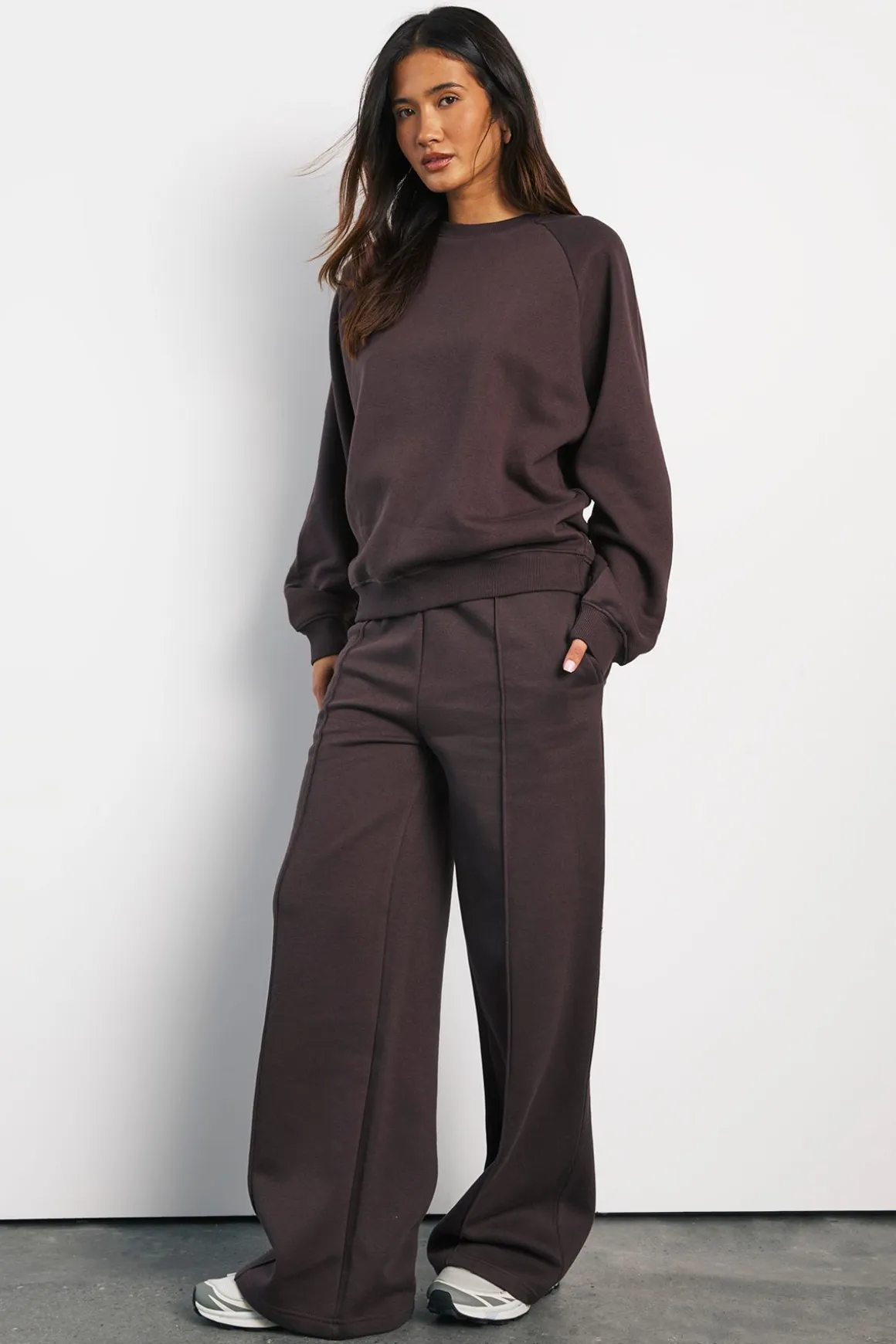 Sweat-shirt Oversize À Coutures Raglan