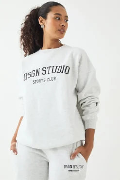 DSGN Studio Sweat-shirt Oversized à Appliqué<Femme Sweats À Capuche Et Sweats|Dsgn Studio