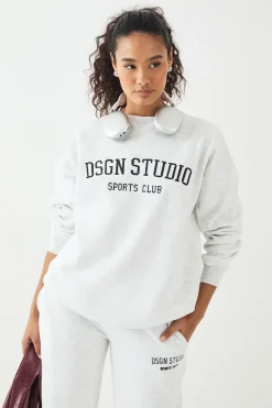 DSGN Studio Sweat-shirt Oversized à Appliqué<Femme Sweats À Capuche Et Sweats|Dsgn Studio