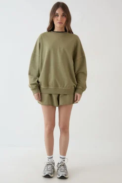 Sweat-shirt Oversized Délavé Épais Dsgn Studio