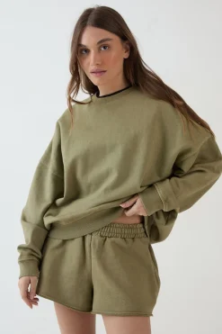Sweat-shirt Oversized Délavé Épais Dsgn Studio