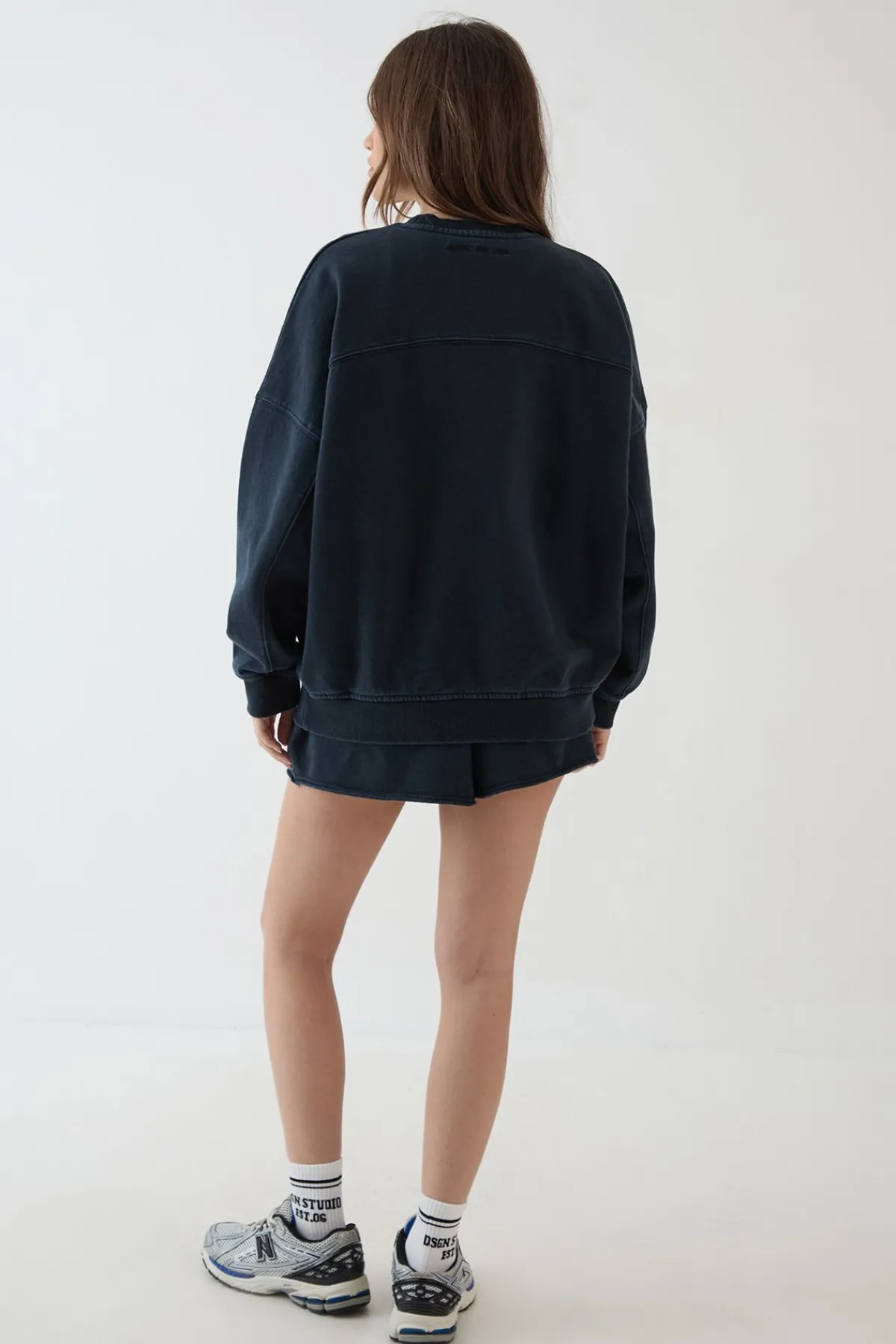 DSGN Studio Sweat-shirt Oversize Délavé Poids Lourd<Femme Sweats À Capuche Et Sweats|Dsgn Studio