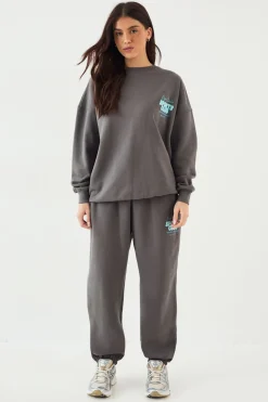 Sweat-shirt Oversize DSGN Studio avec Slogan Sports Bubble