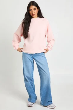 boohoo Sweat-shirt Oversize Grande Taille à Coutures Raglan<Femme Sweats À Capuche Et Sweatshirts|Basiques