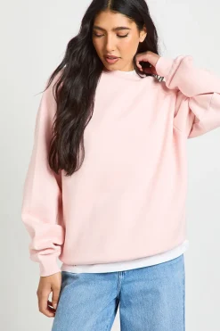 boohoo Sweat-shirt Oversize Grande Taille à Coutures Raglan<Femme Sweats À Capuche Et Sweatshirts|Basiques