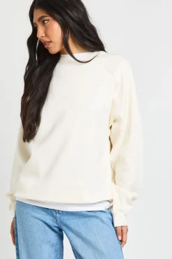 boohoo Sweat-shirt Oversize Grande Taille À Coutures Raglan<Femme Sweats À Capuche Et Sweatshirts|Basiques