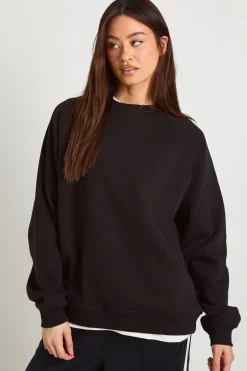 boohoo Sweat-shirt Oversize Grande Taille À Coutures Raglan<Femme Sweats À Capuche Et Sweatshirts|Basiques