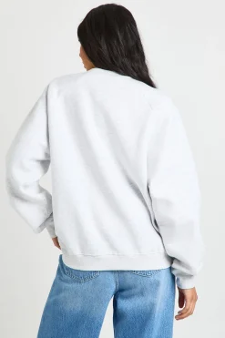 Sweatshirt Oversize Grande Taille À Coutures Raglan