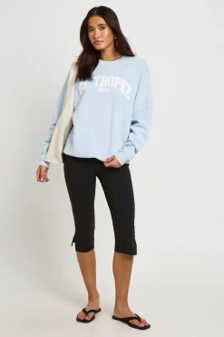 boohoo Sweat-shirt Oversize Imprimé Délavé St Tropez<Femme Sweats À Capuche Et Sweats|Athleisure