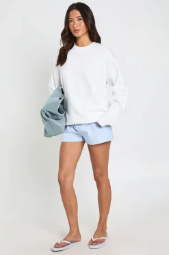 Sweat-shirt Oversize Imprimé Just Married