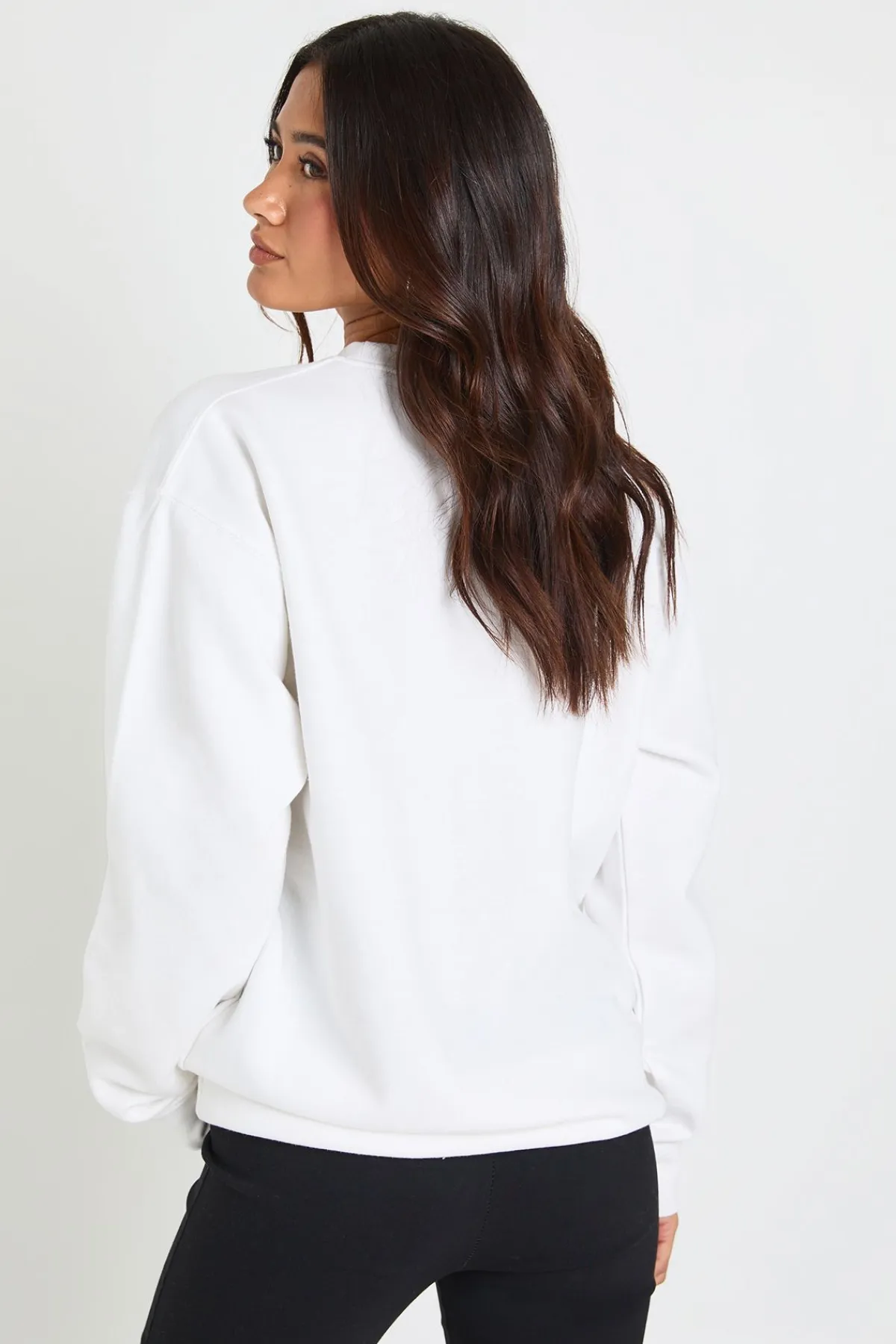 boohoo Sweat-shirt Oversize Imprimé Mariée En Strass<Femme Sweats À Capuche Et Sweats|Athleisure