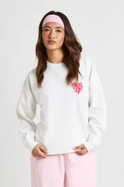 Sweat-shirt Oversize Imprimé Ère Du Self Care