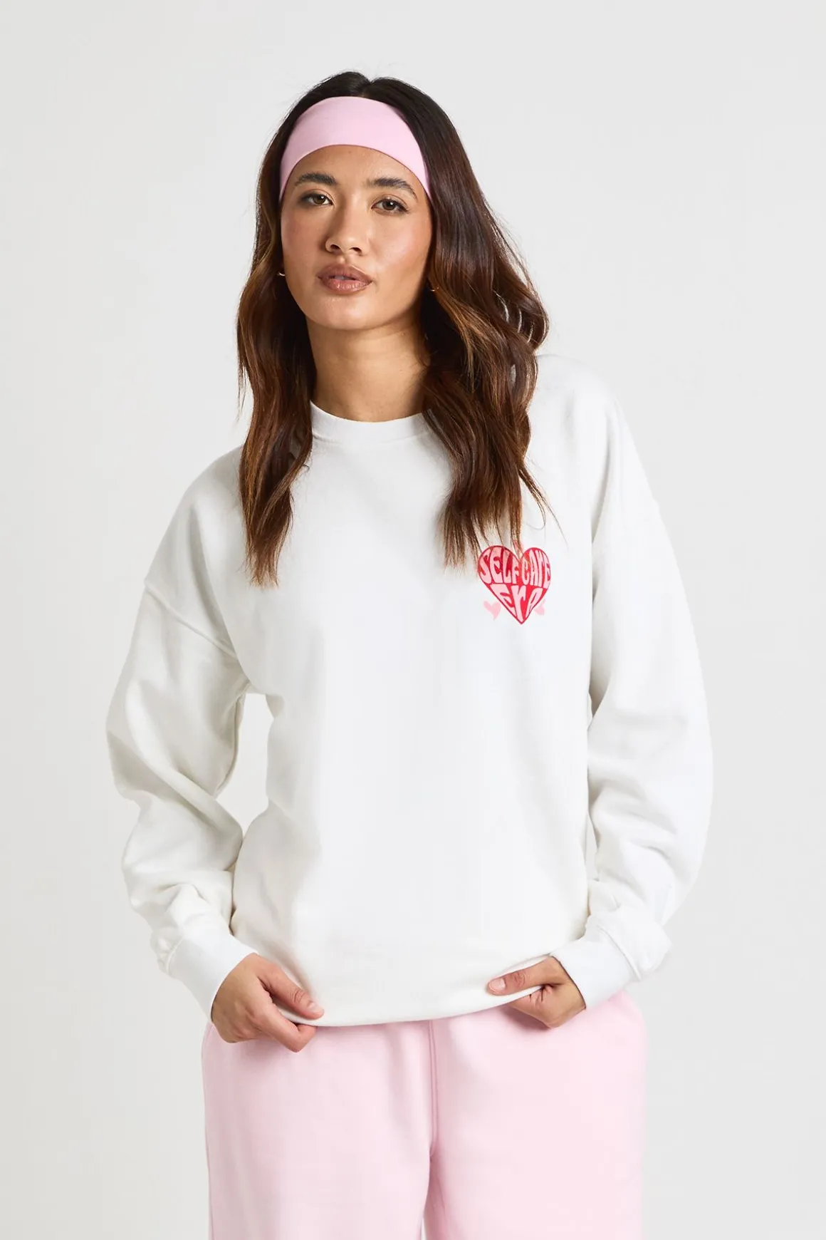 Sweat-shirt Oversize Imprimé Ère Du Self Care