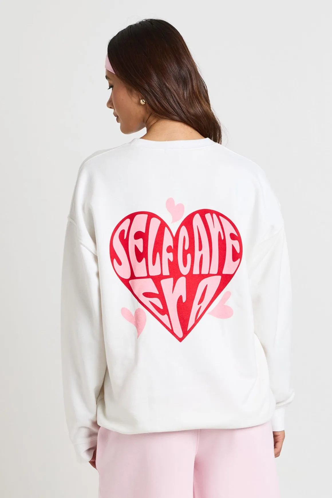 Sweat-shirt Oversize Imprimé Ère Du Self Care