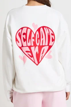 Sweat-shirt Oversize Imprimé Ère Du Self Care