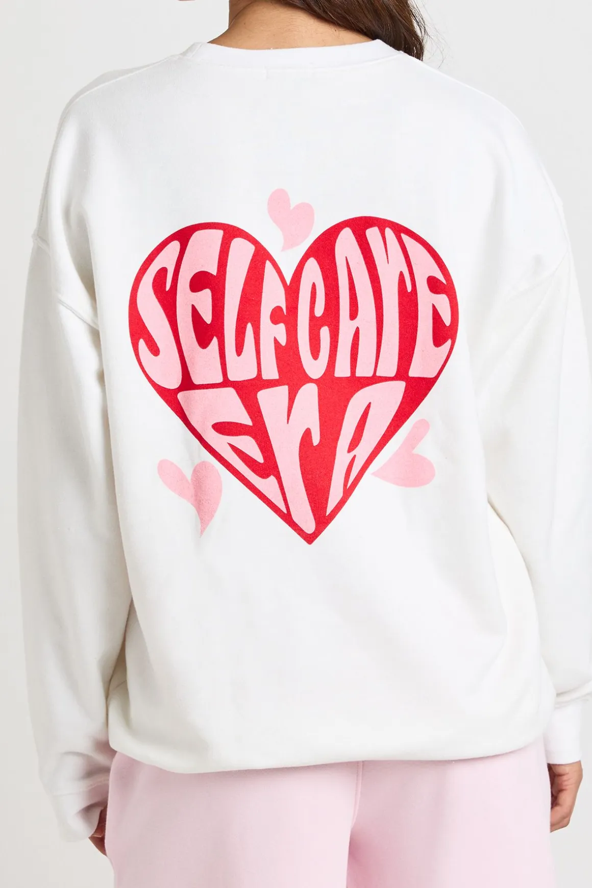 Sweat-shirt Oversize Imprimé Ère Du Self Care