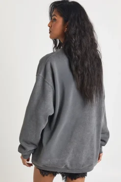 Sweat-shirt oversize lavé imprimé Arizona