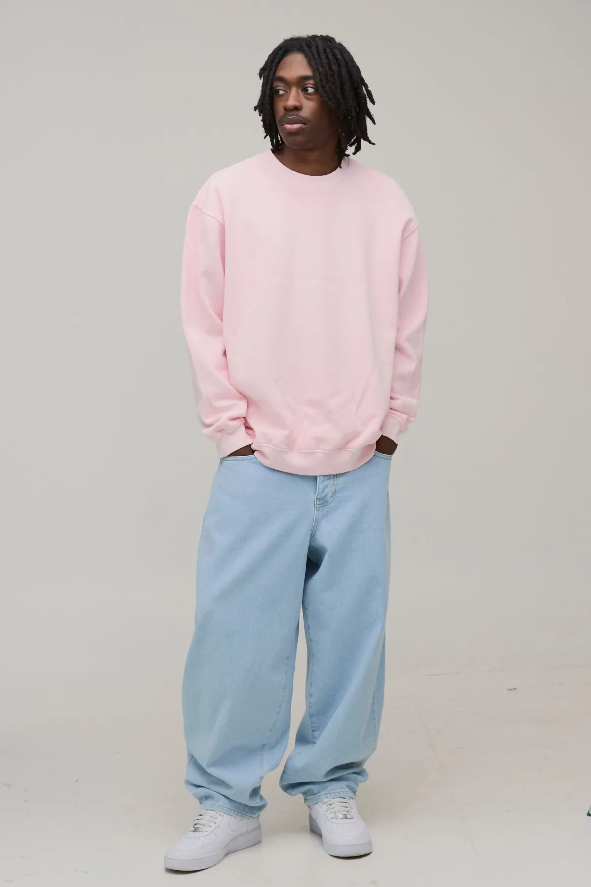 boohooMAN Sweat-shirt Oversize À Imprimé Floral Florence<Homme Sweats À Capuche Et Sweatshirts|Sweats À Capuche Et Sweats