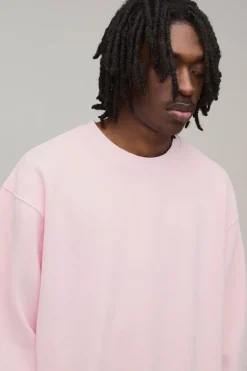 boohooMAN Sweat-shirt Oversize À Imprimé Floral Florence<Homme Sweats À Capuche Et Sweatshirts|Sweats À Capuche Et Sweats