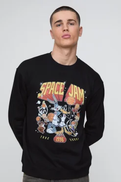boohooMAN Sweatshirt Oversize Space Jam<Homme Sweats À Capuche Et Sweatshirts|Sweats À Capuche Et Sweats