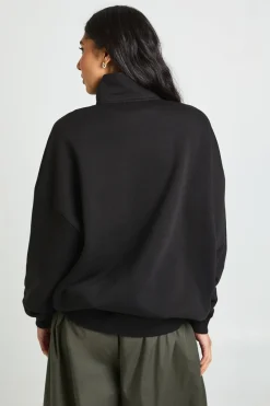 Sweat-shirt Oversize Tall Demi-zippé
