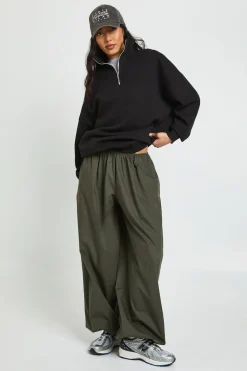 Sweat-shirt Oversize Tall Demi-zippé