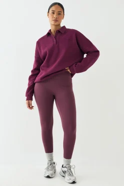 DSGN Studio Sweatshirt Rugby à Col Script<Femme Sweats À Capuche Et Sweatshirts|Dsgn Studio
