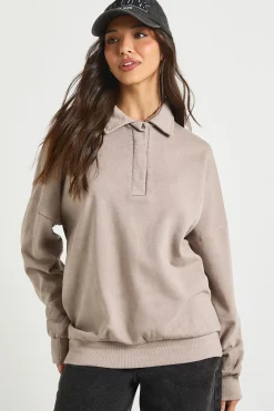 Sweatshirt Rugby Délavé