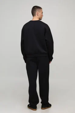 Sweat-shirt Scuba Collé Oversize Boxy