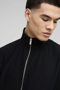boohooMAN Sweat-shirt Surdimensionné Boxy à Manches Bouffantes avec Fermeture Éclair et Col Cheminée<Homme Sweats À Capuche Et Sweatshirts|Sweats À Capuche Et Sweats
