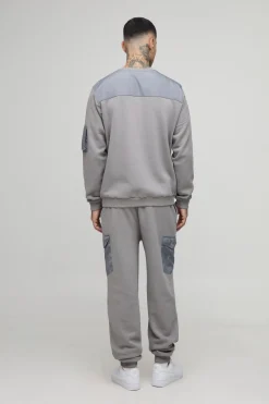 Sweat-shirt utilitaire, coupe Regular Fit, pour personnes de grande taille
