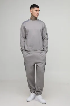 Sweat-shirt utilitaire, coupe Regular Fit, pour personnes de grande taille