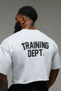 Sweat Training Dept Manches Courtes Cropped