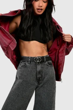 synthétique Ceinture Boyfriend à Double Anneau en synthétique