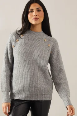Wallis synthétiquell Boutonné Stitchy Petite Taille<Femme Pulls Et Gilets|Toutes Les Mailles