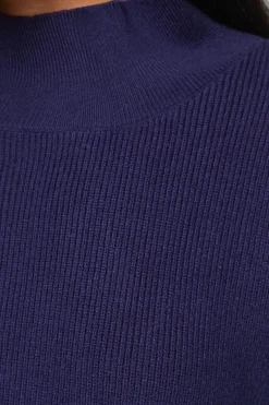 Wallis synthétiquell Col Montant Côtelé à Blocs de Couleur<Femme Pulls Et Gilets|Toutes Les Mailles