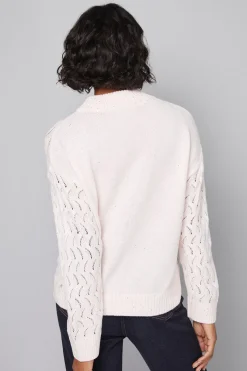 Wallis synthétiquell Col Montant Pointelle Pailleté<Femme Pulls Et Gilets|Toutes Les Mailles