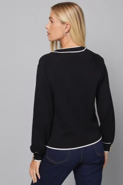 synthétiquell Col Nœud à Liserés Petite Taille