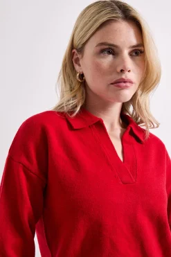 Dorothy Perkins synthétiquell à Col Polo<Femme Pulls Et Gilets|Toutes Les Mailles