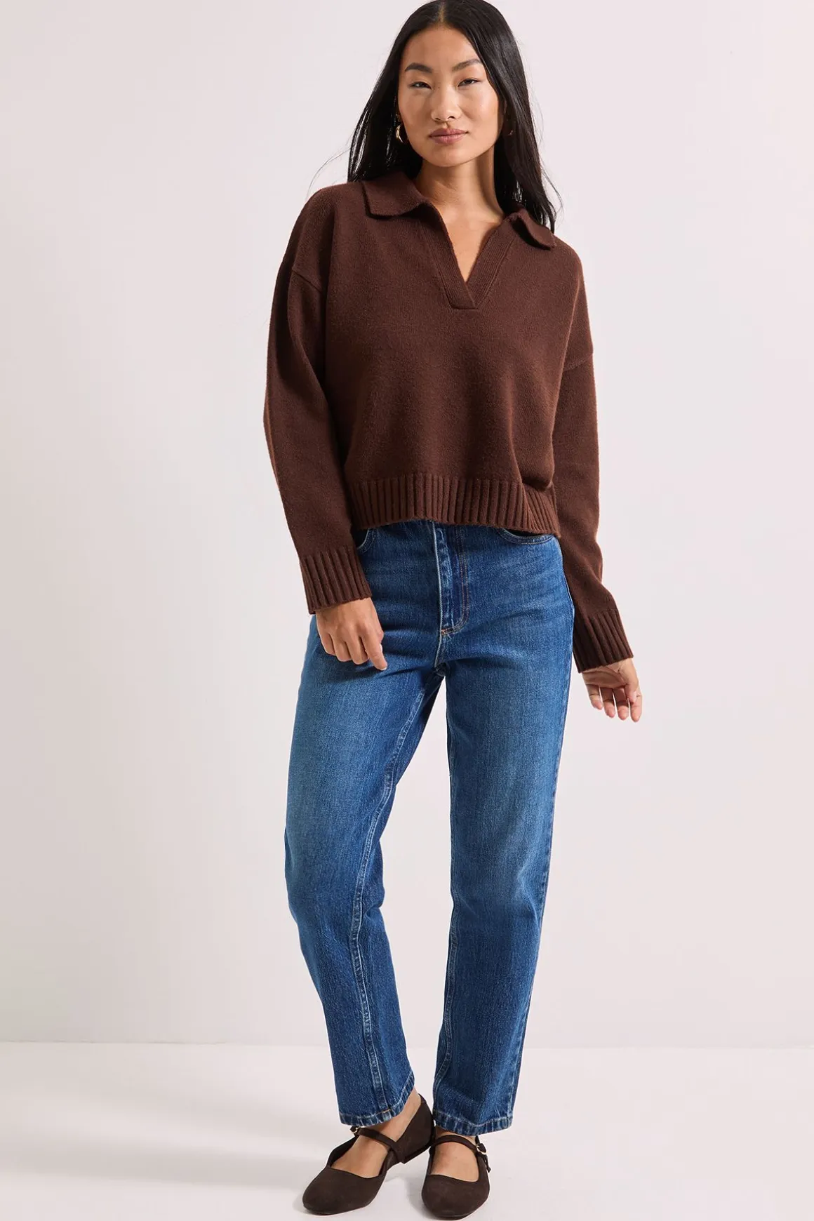 synthétiquell Col Polo Petite Taille