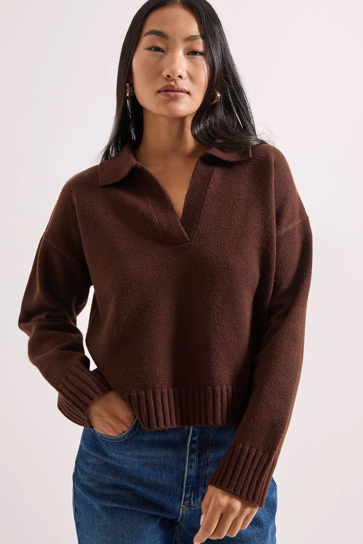 synthétiquell Col Polo Petite Taille