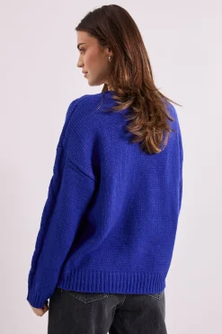 Dorothy Perkins synthétiquell Col Rond en Maille Torsadée<Femme Pulls Et Gilets|Toutes Les Mailles